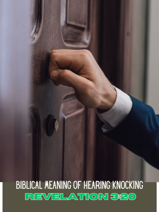 Biblical Meaning of Hearing Knocking: What Does It Signify?