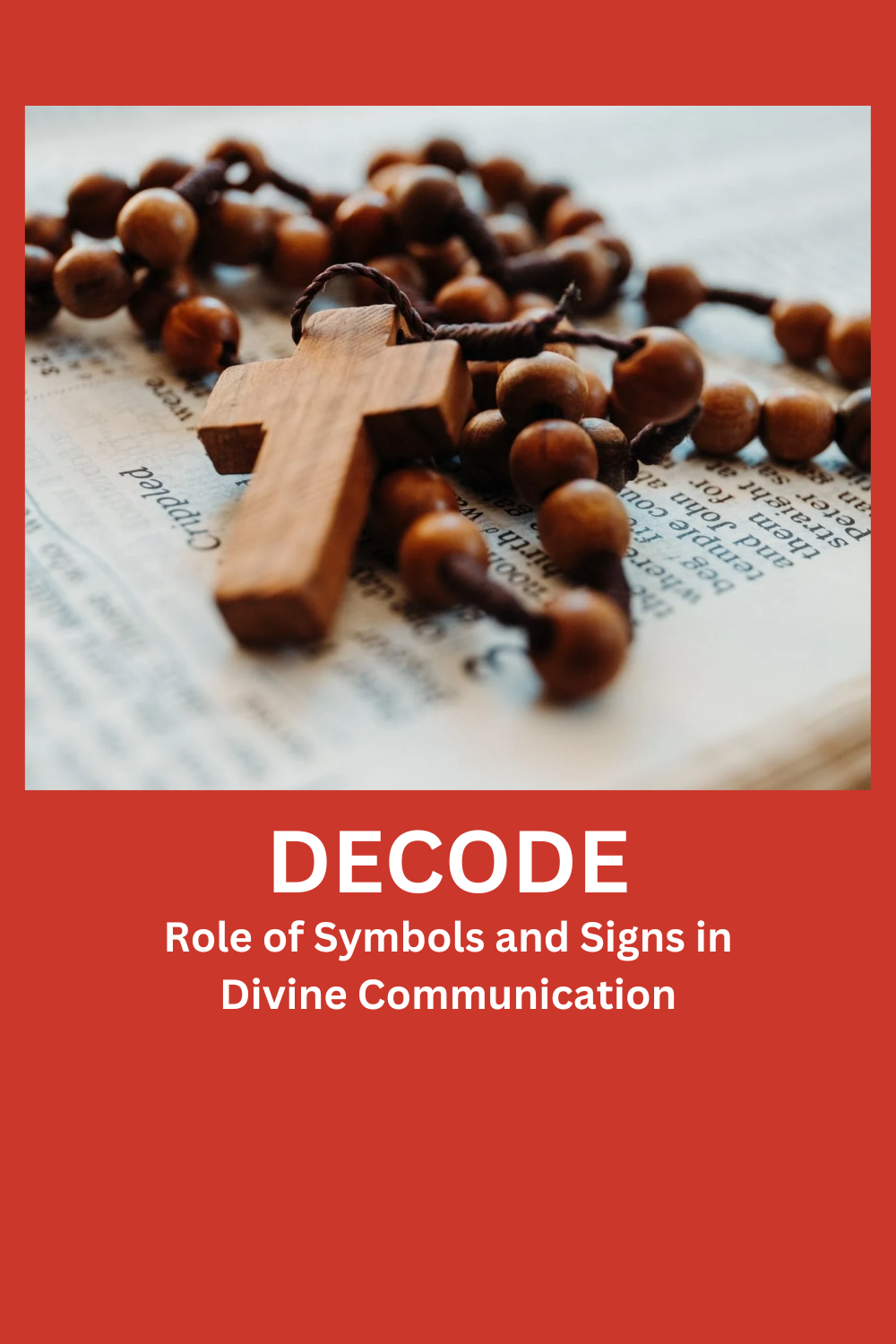 Role of Symbols and Signs in Divine Communication