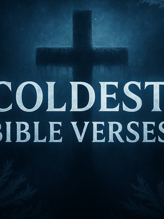 Coldest Bible Verses: The Most Striking Passages in Scripture