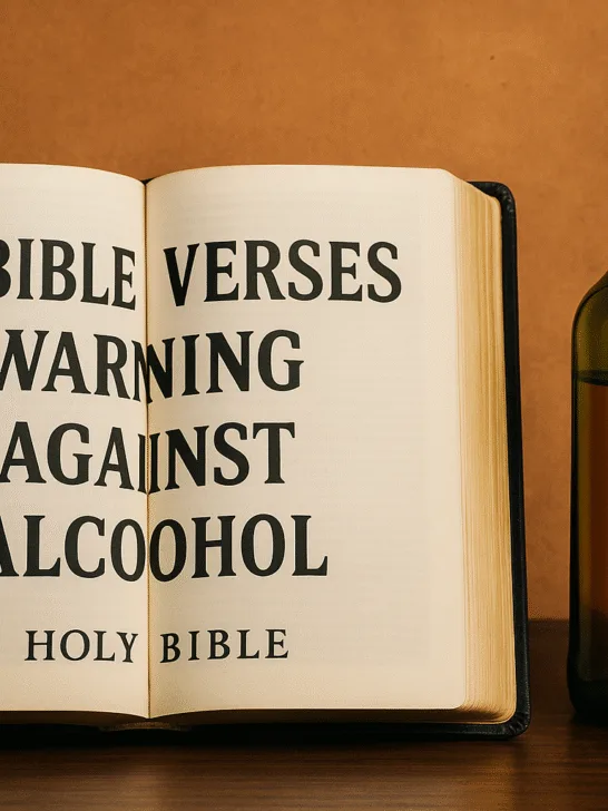 Bible Verses Against Alcohol: Understanding Scripture’s Warnings and Guidance