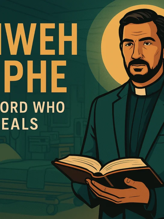 Yahweh Rophe The Lord Who Heals